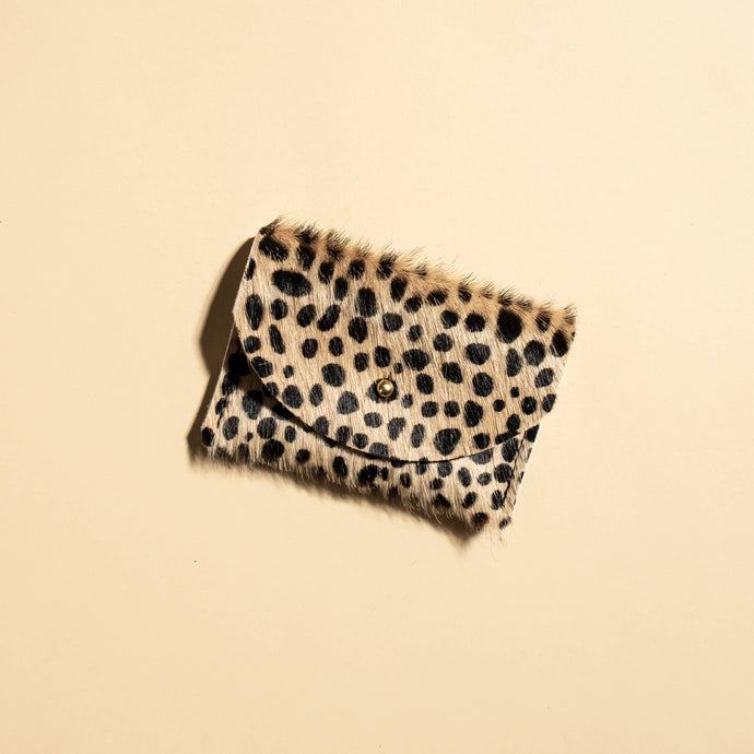 Cardholder - Tiny Spotted Hair on Hide Primecut 