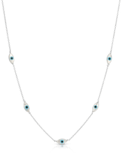Load image into Gallery viewer, Mini Evil Eye Necklace KOZAKH 
