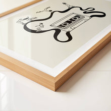 Load image into Gallery viewer, Girls Skate Session, Retro Music Art Print Tumbleweed Design Studio 
