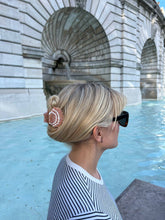 Load image into Gallery viewer, Hand-painted Mini Seashell Claw Hair Clip | Eco-Friendly Solar Eclipse 
