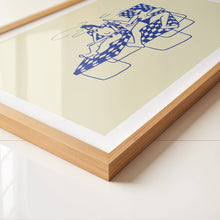 Load image into Gallery viewer, "Swim Club" Vintage Inpsired Minimal Art Print Tumbleweed Design Studio 

