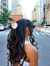 Load image into Gallery viewer, Hand-painted Seashell Claw Hair Clip | Eco-Friendly Solar Eclipse 
