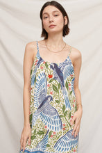 Load image into Gallery viewer, Sleeveless Printed Textured Maxi Dress En Crème 
