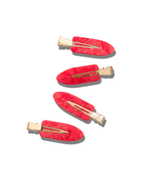 Load image into Gallery viewer, 4pc Creaseless Clip Set | Eco-Friendly Acetate Solar Eclipse 
