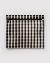 Load image into Gallery viewer, Cloud Carry-On - Black And Cream Gingham Baggu 
