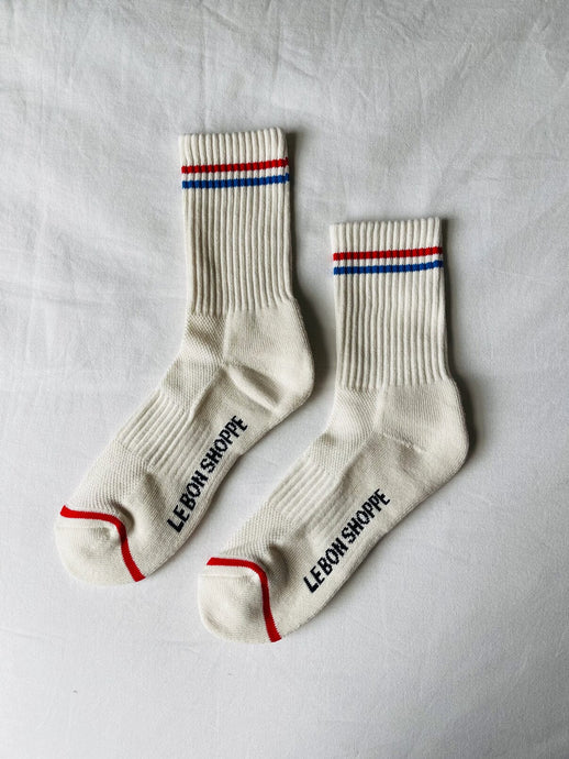 BOYFRIEND SOCKS - MILK Le Bon Shoppe 