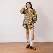 Load image into Gallery viewer, Painted Gingham Willa Top Sunshine Tienda 
