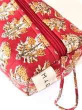 Load image into Gallery viewer, Marigold Makeup Bag Maelu Designs 
